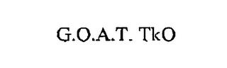 G.O.A.T. TKO logo