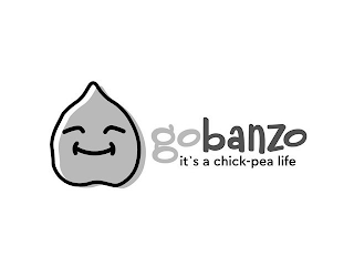 GOBANZO IT'S A CHICK-PEA LIFE logo