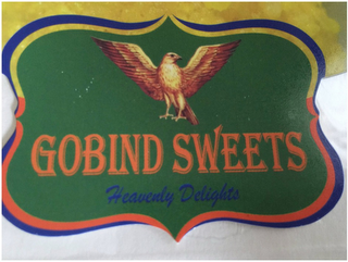 GOBIND SWEETS HEAVENLY DELIGHTS logo