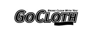 GOCLOTH BRING CLEAN WITH YOU logo