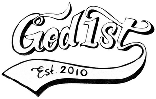 GOD 1ST EST. 2010 logo