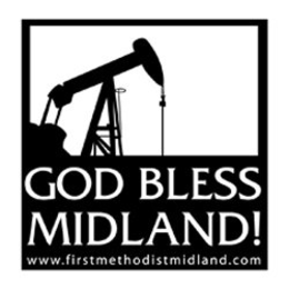 GOD BLESS MIDLAND! WWW.FIRSTMETHODISTMIDLAND.COM logo