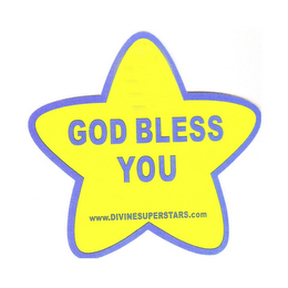 GOD BLESS YOU WWW.DIVINESUPERSTARS.COM logo