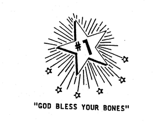 "GOD BLESS YOUR BONES" #1 logo