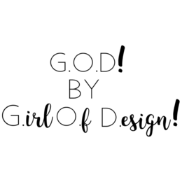 G.O.D.! BY G.IRL O.F D.ESGIN! logo