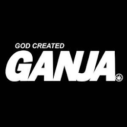 GOD CREATED GANJA. logo