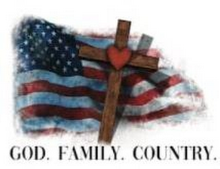 GOD, FAMILY, COUNTRY logo