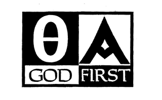 GOD FIRST logo