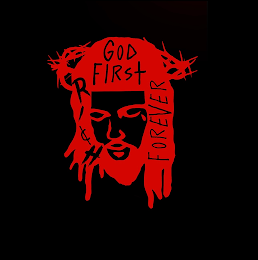 GOD FIRST RICH FOREVER logo