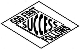 GOD FIRST SUCCESS FOLLOWS logo