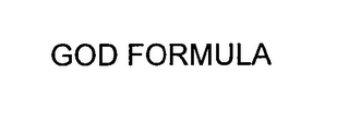 GOD FORMULA logo
