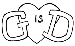 GOD IS logo