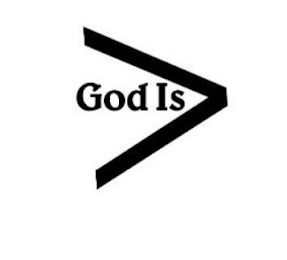 GOD IS logo
