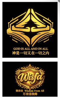 GOD IS ALL AND IN ALL - WISFA WISDOM FROM ALL logo