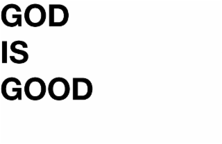 GOD IS GOOD logo