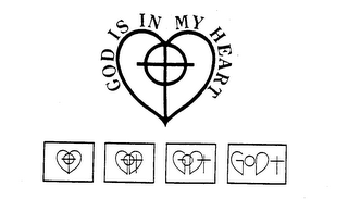 GOD IS IN MY HEART logo