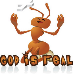 GOD IS REAL GOD IS LOVE logo