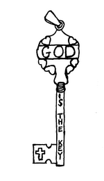 GOD IS THE KEY logo