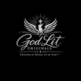 GOD LIT ORIGINALS ORIGINAL BY DESIGN, LIT BY GOD logo