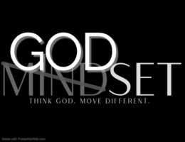 GOD MINDSET THINK GOD. MOVE DIFFERENT. logo