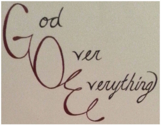 GOD OVER EVERYTHING logo