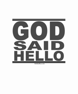 GOD SAID HELLO GODSAIDHELLO.COM logo