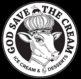 GOD SAVE THE CREAM ICE CREAM & DESSERTS logo