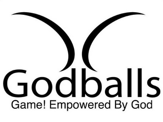 GODBALLS GAME! EMPOWERED BY GOD logo