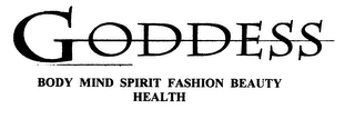 GODDESS BODY MIND SPIRIT FASHION BEAUTYHEALTH logo