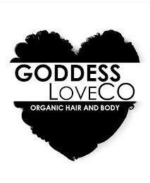 GODDESS LOVECO ORGANIC HAIR AND BODY logo