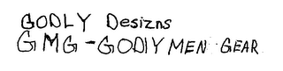 GODLY DESIZNS GMG - GODLY MEN GEAR logo