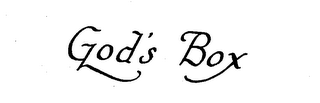 GOD'S BOX logo