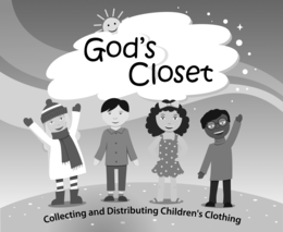 GOD'S CLOSET COLLECTING AND DISTRIBUTING CHILDREN'S CLOTHING logo