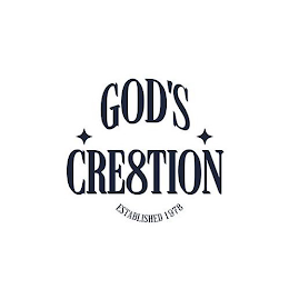 GOD'S CRE8TION ESTABLISHED 1978 logo