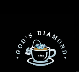 GOD'S DIAMOND DIAMOND. IS TEA GOD'S logo