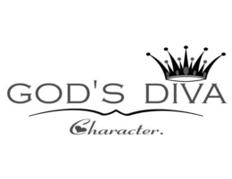 GOD'S DIVA CHARACTER logo
