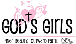 GOD'S GIRLS INNER BEAUTY OUTWARD FAITH logo