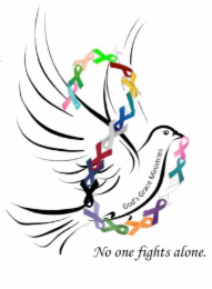 GOD'S GRACE MINISTRIES NO ONE FIGHTS ALONE. logo