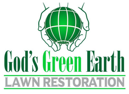 GOD'S GREEN EARTH LAWN RESTORATION logo