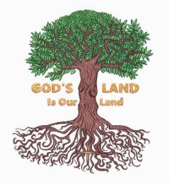 GOD'S LAND IS OUR LAND logo
