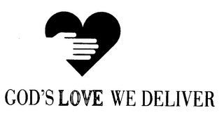 GOD'S LOVE WE DELIVER logo