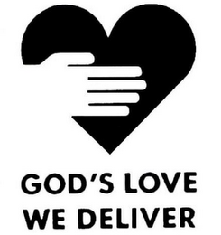 GOD'S LOVE WE DELIVER logo