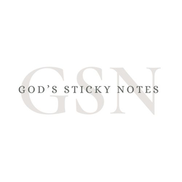 GOD'S STICKY NOTES, GSN logo
