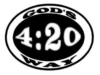 GOD'S WAY 4:20 logo