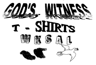 GOD'S WITNESS T-SHIRTS WKSAL logo