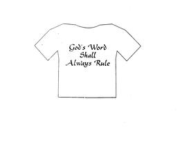 GOD'S WORD SHALL ALWAYS RULE logo