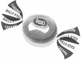 GOETZE'S CARAMEL BULLS-EYES BULLS-EYES CARAMEL CREAMS BULLS-EYES BULLS-EYES CREAMS logo