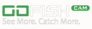 GOFISH CAM SEE MORE. CATCH MORE. logo
