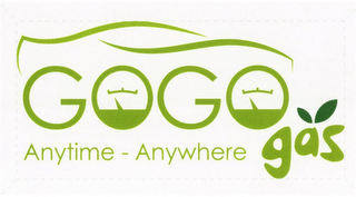 GOGO GAS ANYTIME - ANYWHERE logo