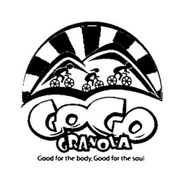 GOGO GRANOLA GOOD FOR THE BODY, GOOD FOR THE SOUL logo